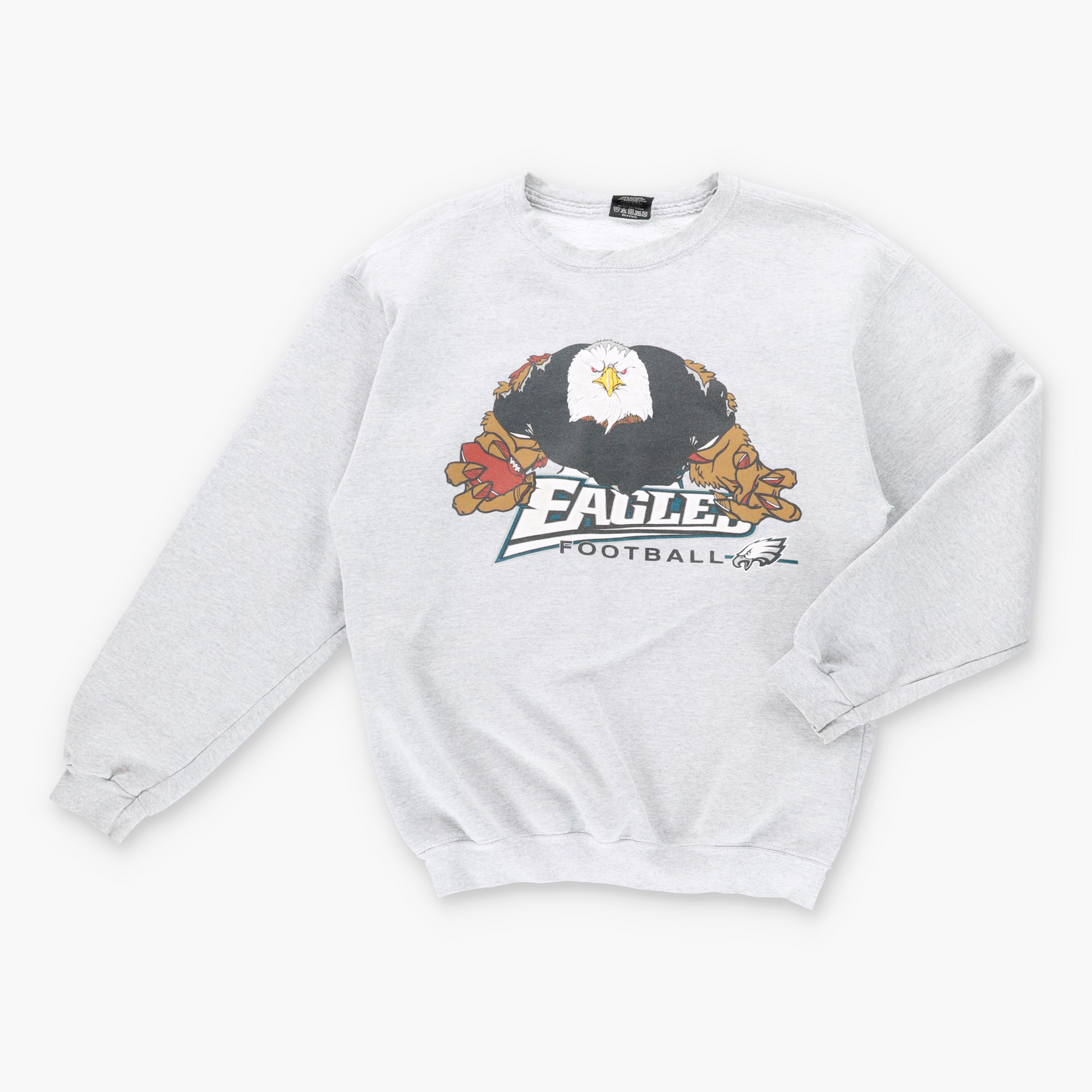 Vintage EAGLES Football Grey USA Made Sweatshirt (M)*Aubany Vintage Sole Melbourne