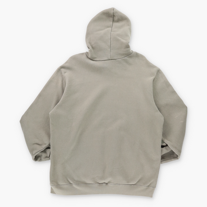 Vintage NIKE Centre Embroidered Swoosh Logo Grey Hooded Sweatshirt (XL) *Aubs Vintage Sole Melbourne