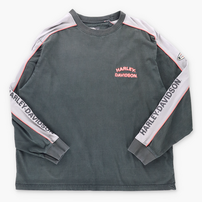 Vintage HARLEY DAVIDSON Embroidered Motorcycle Sweatshirt (XL-XXL) *Aubs Vintage Sole Melbourne