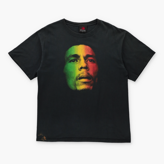 Bob Marley ZION ROOTSWEAR 'Redemption Song' Quote Tee (L)