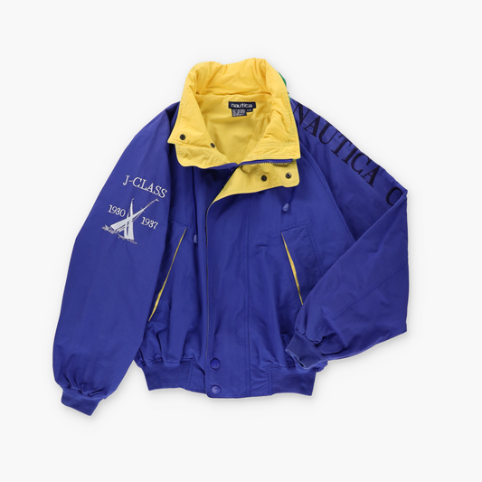 NAUTICA J-Class Embroidered 'Nautica Challenge' Colour Block Jacket (Women's M-L)