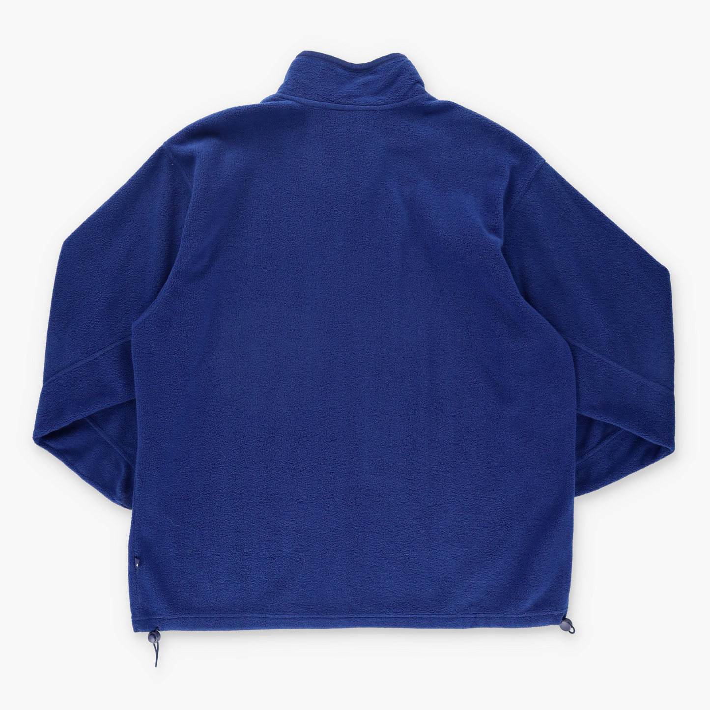 ADIDAS Embroidered Logo Navy Fleece Quarter Zip Jacket (XL-XXL)