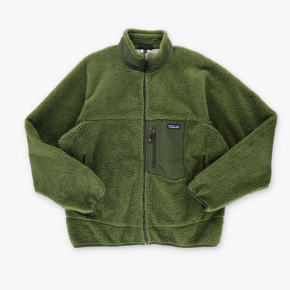 PATAGONIA Green Fleece USA Made Zip Up Jacket (XL)