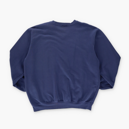 CARHARTT Embroidered Logo Navy & White 50/50 Sweatshirt (L)