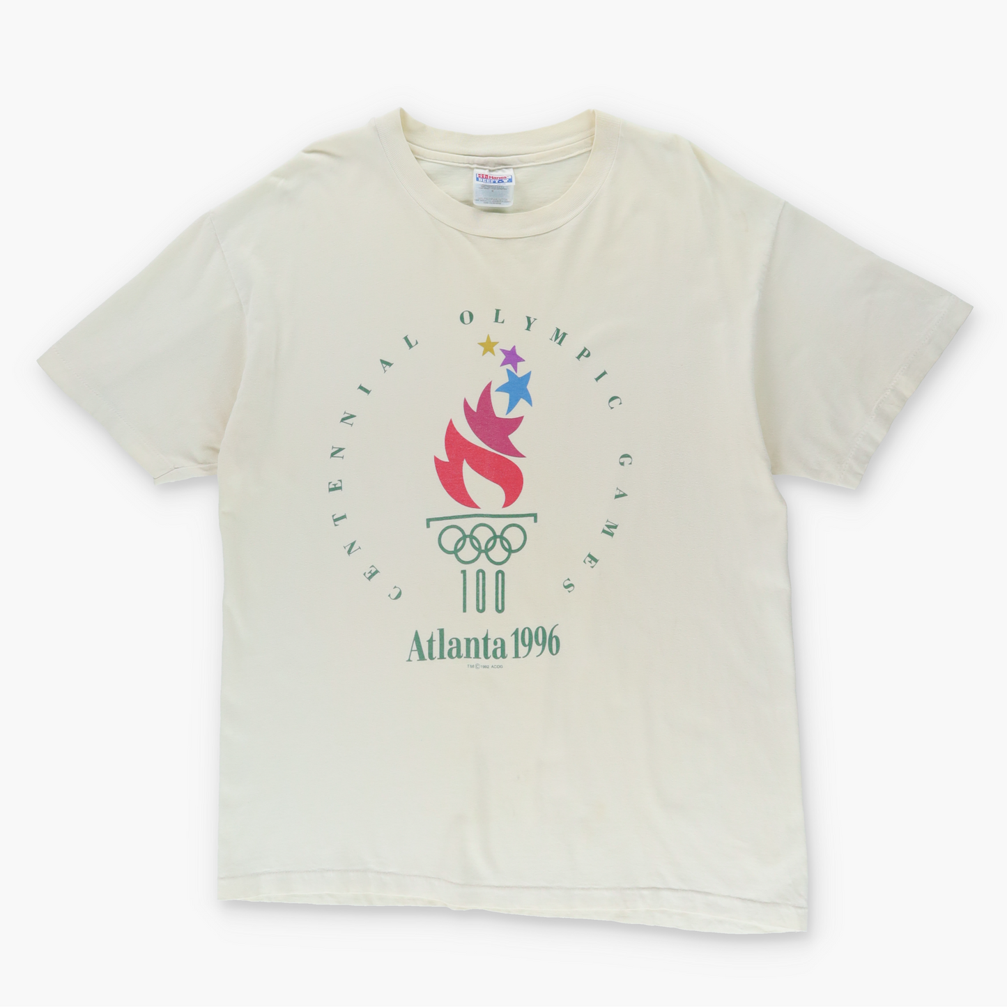 1992 Atlantic Olympics Centennial Single Stitch T-Shirt (XL)