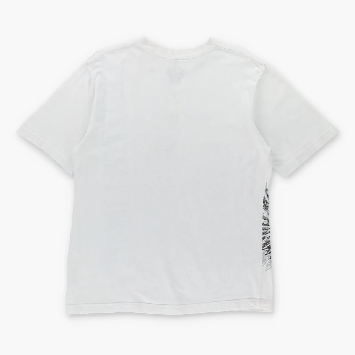 Vintage SOUTHPOLE Y2K Glitter Wing Script 'Truth & Liberty' White & Silver T-Shirt (M)
