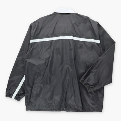 Vintage NIKE Black & Light Blue Full Zip Windbreaker Jacket (L-XL)