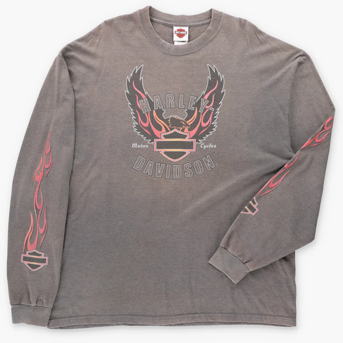 HARLEY DAVIDSON New York City Vintage USA Made Long Sleeve T-Shirt (XXL)