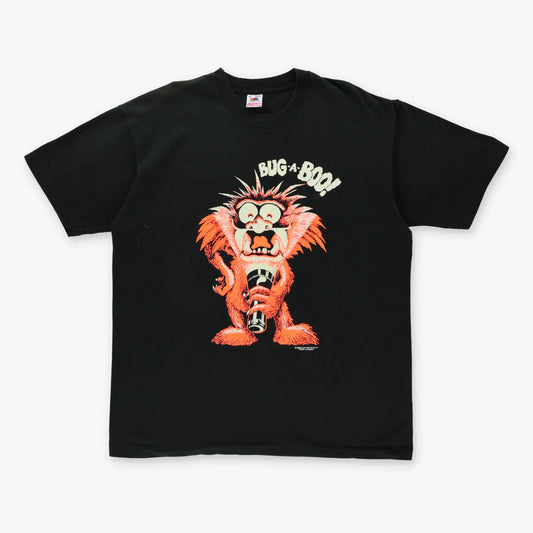 Vintage 1991 Glow In The Dark 'Bug-A-Boo' Monster Single Stitch T-Shirt (XL)