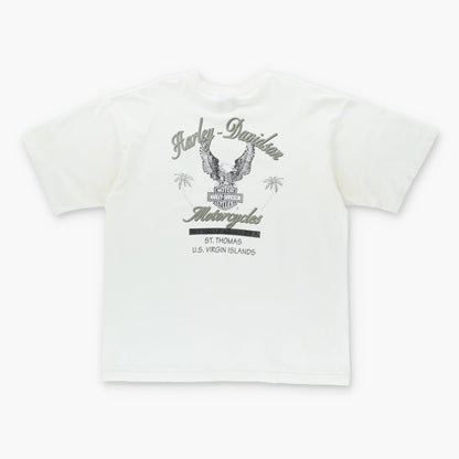 HARLEY DAVIDSON Wisconsin Eagle USA Made Motorcycle T-Shirt (XXL)