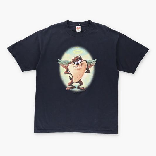 Vintage 1997 TAZ Looney Tunes Angel Vs Devil Front Back USA Made Tee (XL)