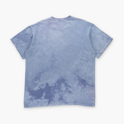 Vintage 2001 Floral Pixies THE MOUNTAIN Pale Blue Tie Dye Tee (L) ***COCO Vintage Sole Melbourne