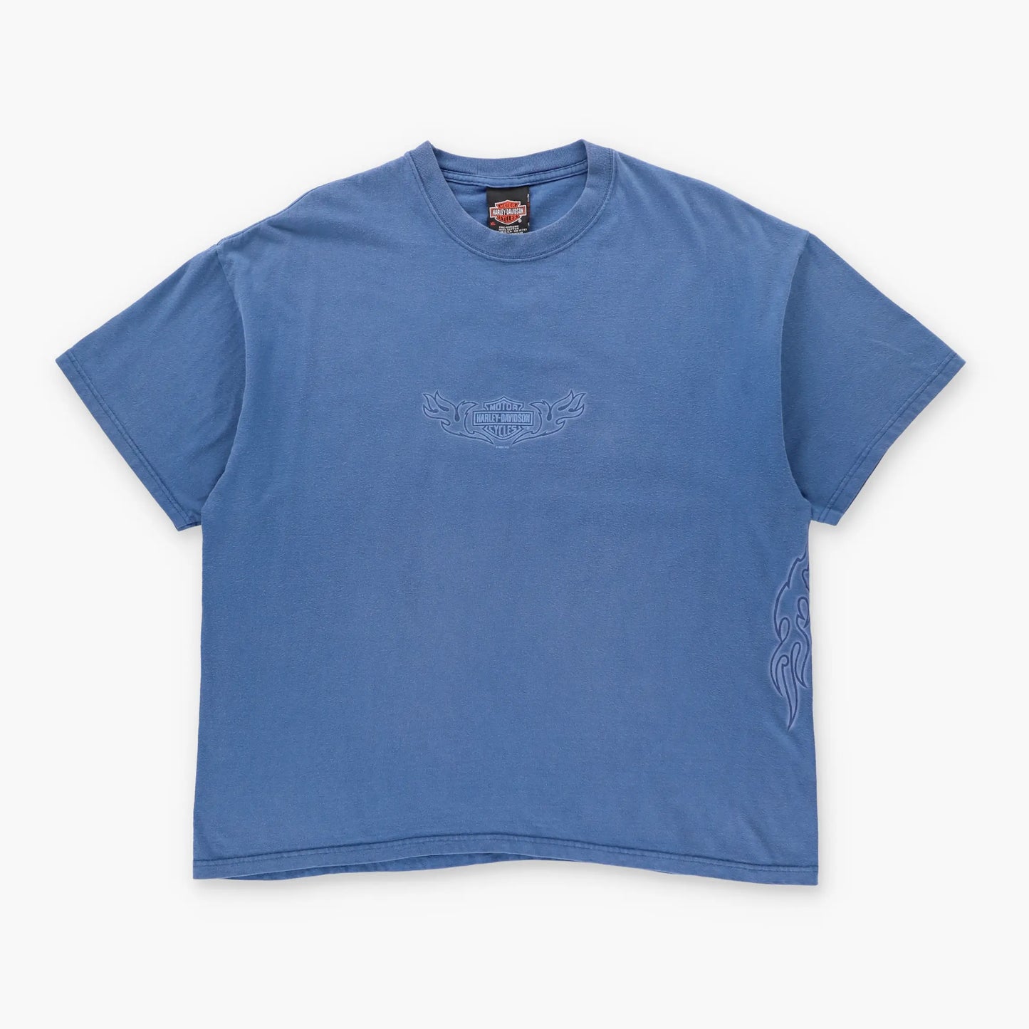 HARLEY DAVIDSON Cool Springs Tennessee Vintage USA Made Double Sided Blue Tee (L)