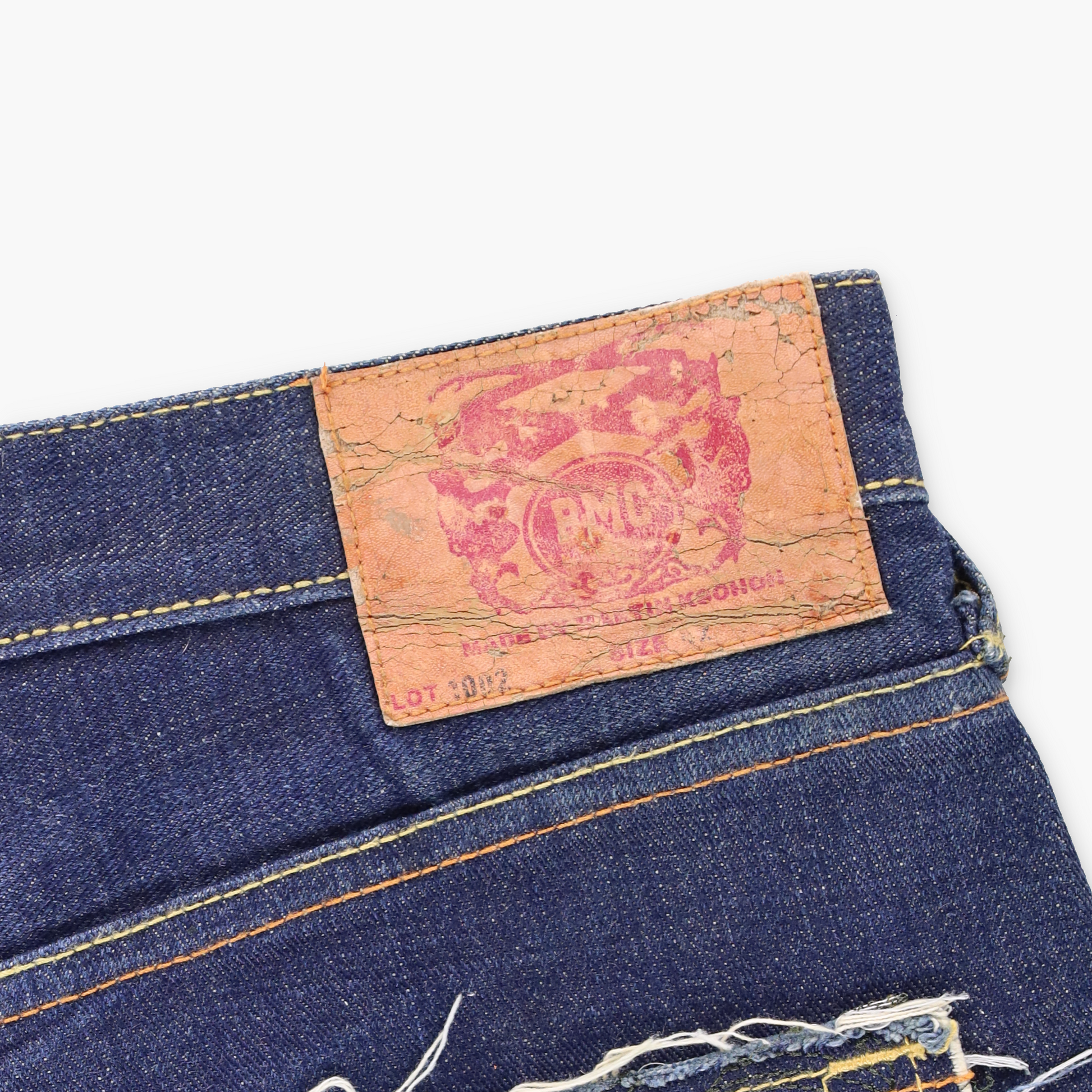 Vintage RMC RED MONKEY Lot 1002 Samurai Embroidered Y2K Jeans (42) Vintage Sole Melbourne