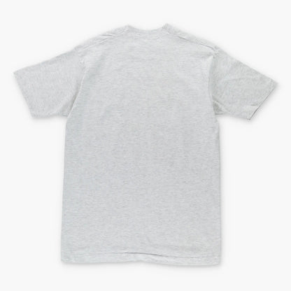 Vintage 1992 Cowboy Dakota Territory '1880 Town' USA Made Single Stitch Grey T-Shirt (L)