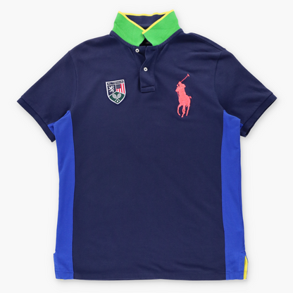 Vintage POLO RALPH LAUREN 'Custom Fit' US Open Big Pony Tennis Polo Shirt (M-L) Vintage Sole Melbourne