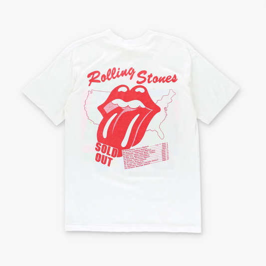 1989 Vintage Rolling Stones Steel Wheels Tour USA Made Tee (M-L)
