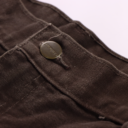 CARHARRT B136 'Dungaree Fit' Brown Carpenter Jeans (34 x 32)