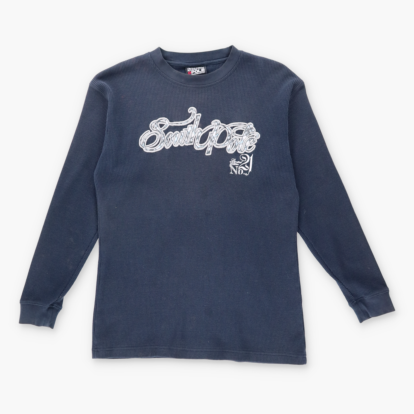 Vintage SOUTH POLE Y2K Embroidered Thermal Long Sleeve T-Shirt *Aubs Vintage Sole Melbourne