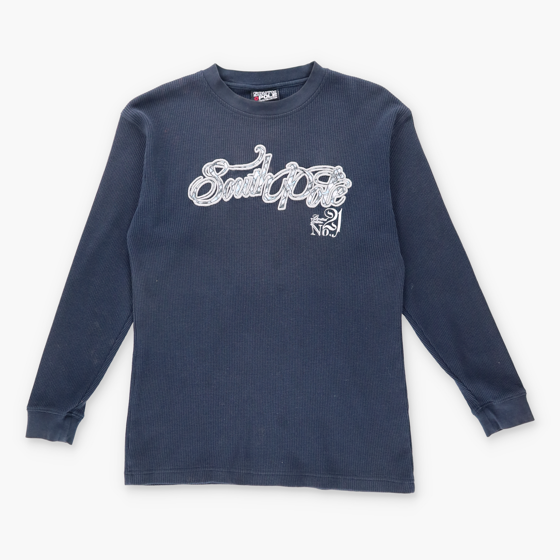 Vintage SOUTH POLE Y2K Embroidered Thermal Long Sleeve T-Shirt *Aubs Vintage Sole Melbourne