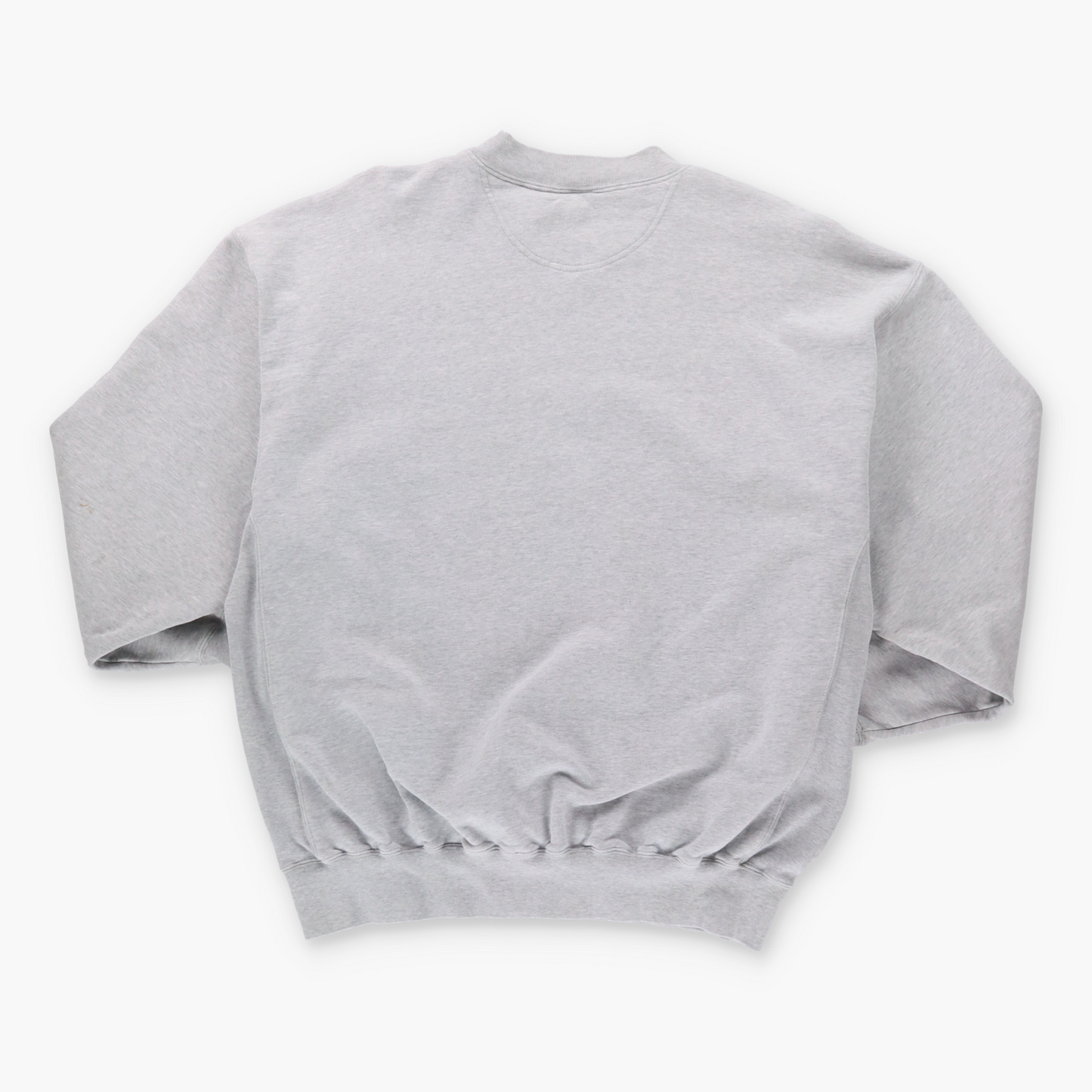 Vintage NIKE Embroidered Swoosh Grey & Black Sweatshirt (L) *Aubs Vintage Sole Melbourne
