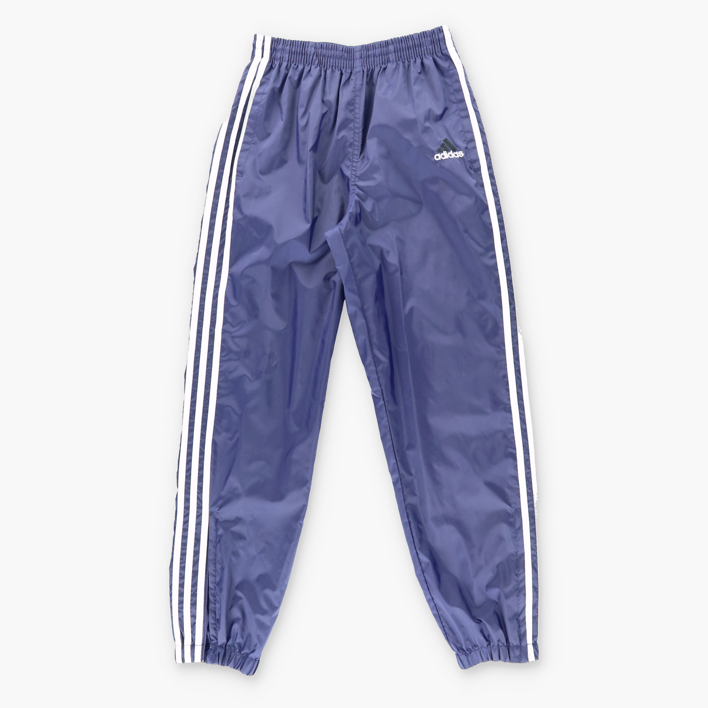 Vintage ADIDAS Embroidered Navy & White 3-Stripe Track Pants (XXS-XS) *Aubs Vintage Sole Melbourne