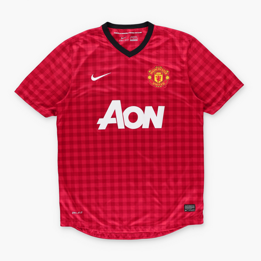 NIKE Manchester United 2012-2013 Persie Home Soccer Jersey (M)