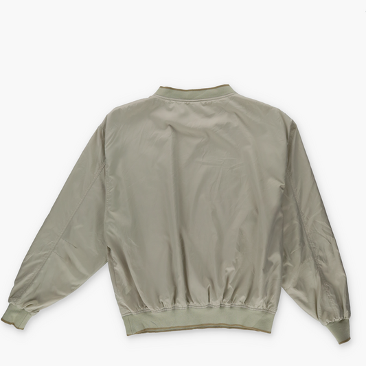 REEBOK Golf Beige & Brown Embroidered Logo Windbreaker Popover (XL)