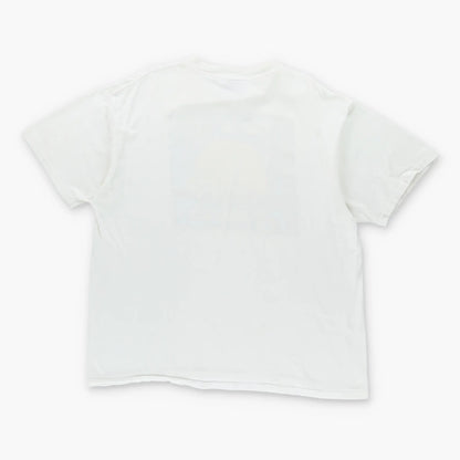 Vintage 'Big Pussy, Little Pecker' Naughty Humour Single Stitch White T-Shirt  (L)