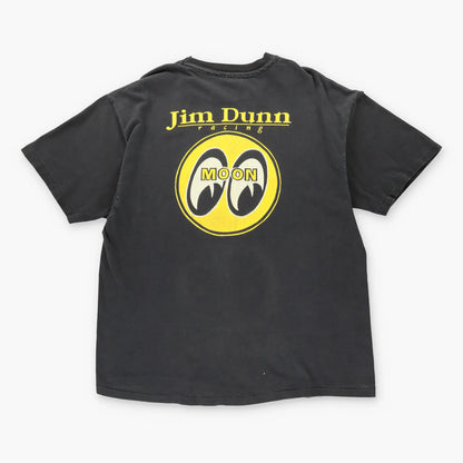 Vintage JIM DUNN Racing 'Moon' American Fan Apparel Single Stitch Faded T-Shirt (XL)