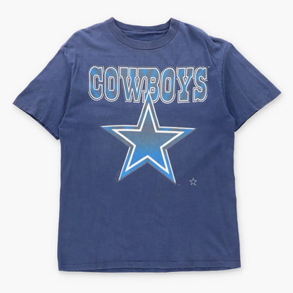 Vintage 1998 NFL Dallas Cowboys Gradient Star Logo Single Stitch T-Shirt (L)