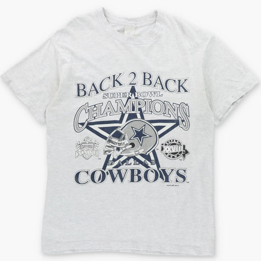 Vintage 1994 NFL Dallas Cowboys "Back 2 Back Super Bowl Champions" Single Stitch T-Shirt (L TALL)