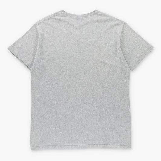 Vintage RALPH LAUREN POLO JEANS CO Embroidered Flag Logo Grey T-Shirt (L-XL TALL)