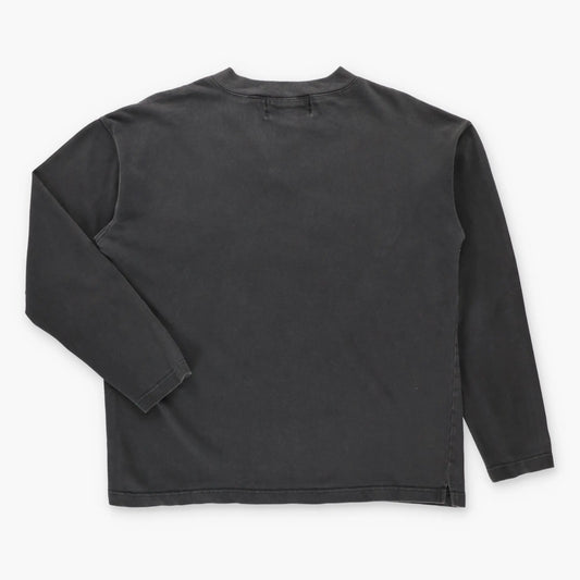 Vintage HARLEY DAVIDSON Embroidered "V-Twin Power" Black Long Sleeve Tee (M)