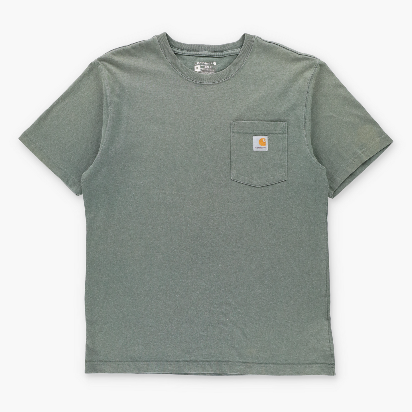 CARHARTT 'Loose Fit' Front Pocket Logo Casual T-Shirt (M) Vintage Sole Melbourne