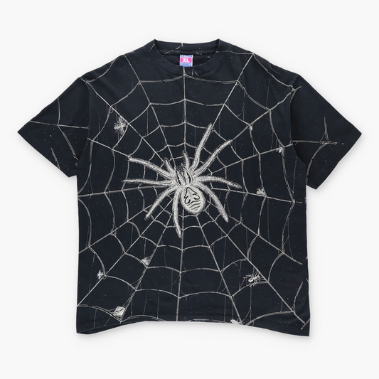 Vintage 90s Tarantula Spider Web All Over Print USA Made T-Shirt (XL) Vintage Sole Melbourne