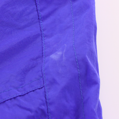 NIKE Centre Embroidered Swoosh Purple & White Windbreaker Jacket (XS- S)