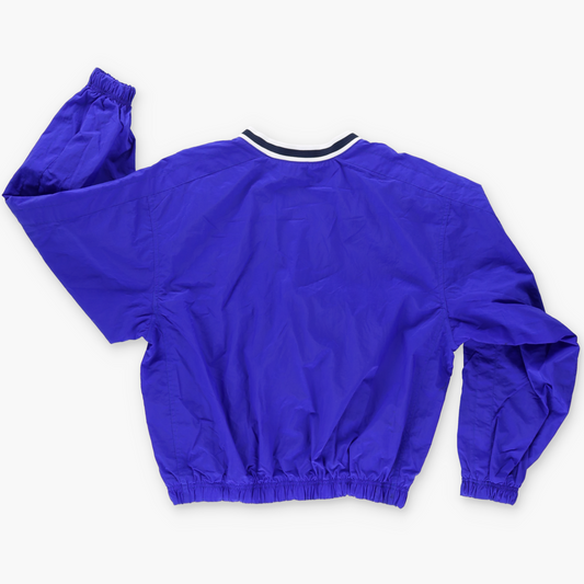 NIKE Centre Embroidered Swoosh Purple & White Windbreaker Jacket (XS- S)