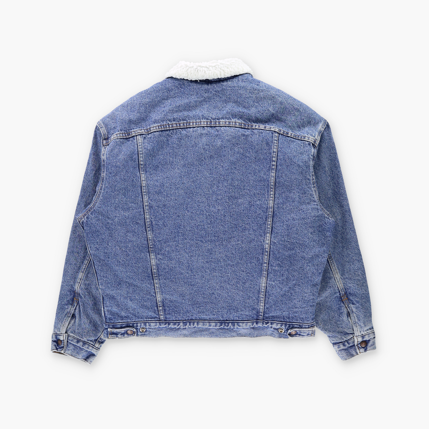 LEVIS Sherpa Lined Blue Denim Heavy Jacket (L)