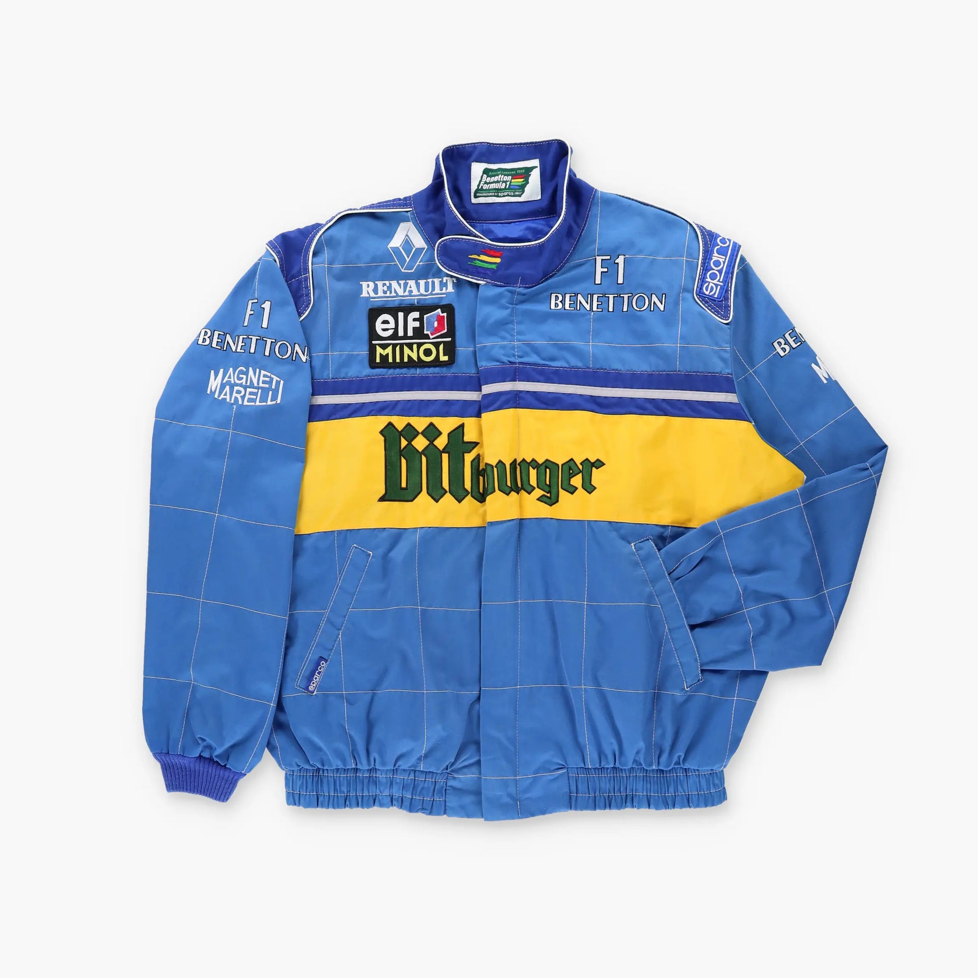 BENETTON FORMULA 1 Italian Made Renault Racing Team Jacket (L-XL