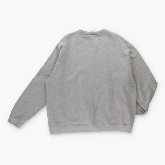 Vintage NIKE Grey & Black Embroidered Swoosh Classic Sweatshirt (XL) *Aubs Vintage Sole Melbourne