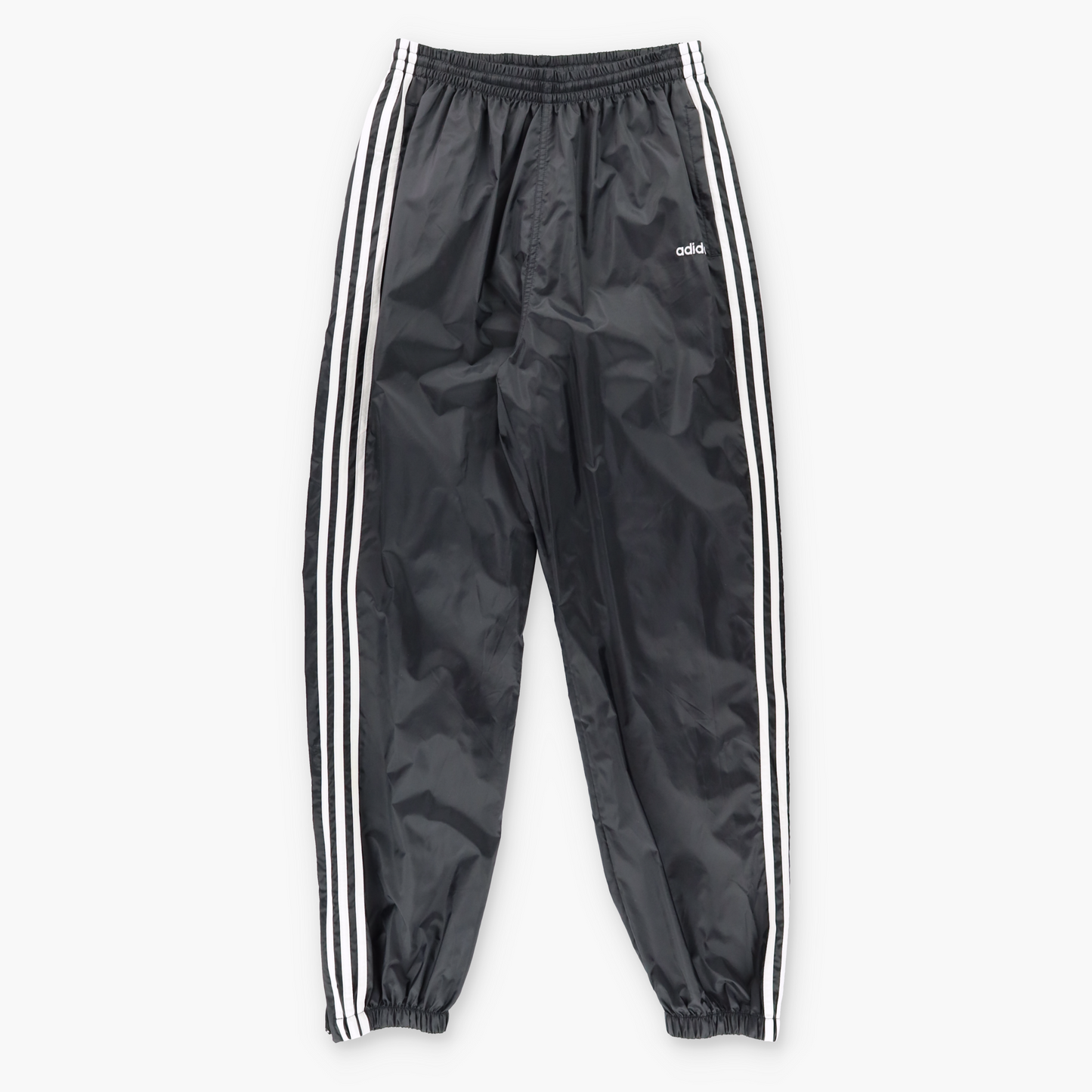 Vintage ADIDAS Embroidered Black & White Stripe Track Pants (S) * Aubs Vintage Sole Melbourne