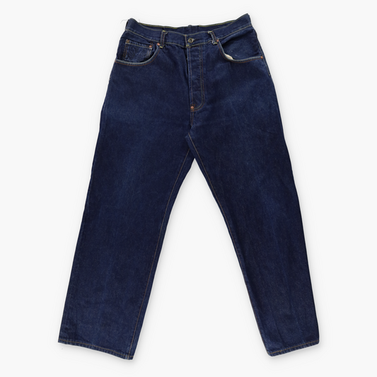 RED MONKEY Y2K 'Let It Be' Embroidered Bee Pockets Jeans (38)