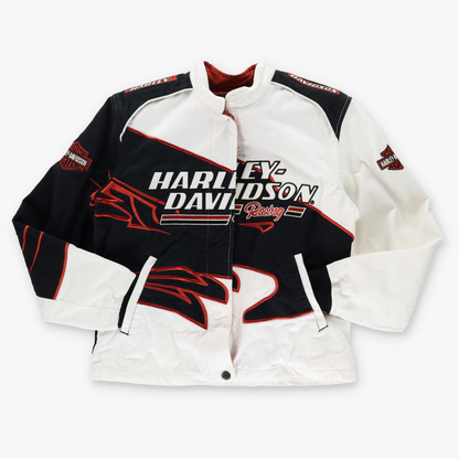 HARLEY DAVIDSON 'Screamin Eagle' Embroidered Racing Jacket (S-M)