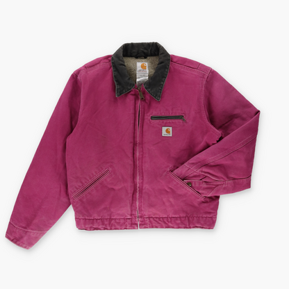 CARHARTT WJ097 RBY 'Detroit' Sherpa Lined Pink & Brown (Women's M)
