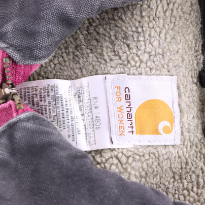 CARHARTT WJ097 RBY 'Detroit' Sherpa Lined Pink & Brown (Women's M)