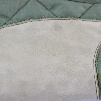 RRL RALPH LAUREN Double RL Quilted Suede Patch Green Hunting Vest (L)