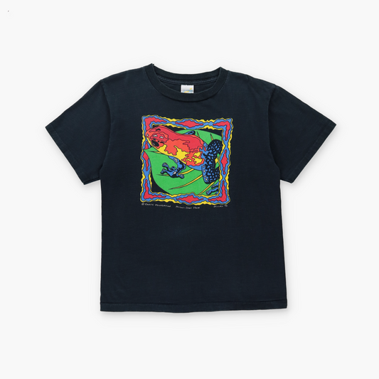 Rainforest Rescue Campaign 1993 USA Made ALORE Poison Dart Frog Single Stitch T-Shirt (M)