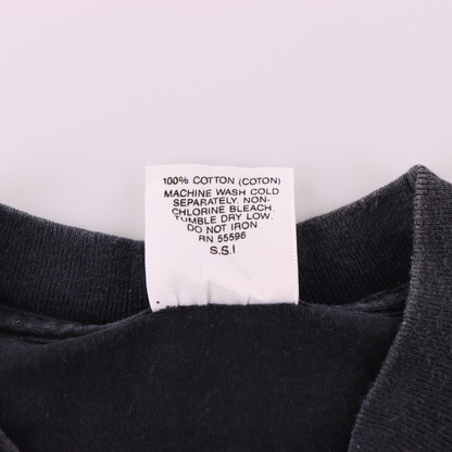 Indy 500 USA Made 1991 Neon Graphic Black Single Stitch Tee (L)