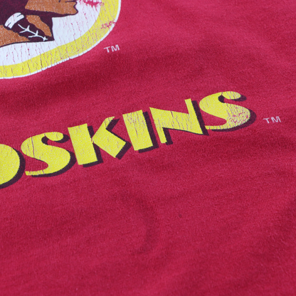 Washington Redskins USA Made Single Stitch NUTMEG MILLS Football T-Shirt (M-L)